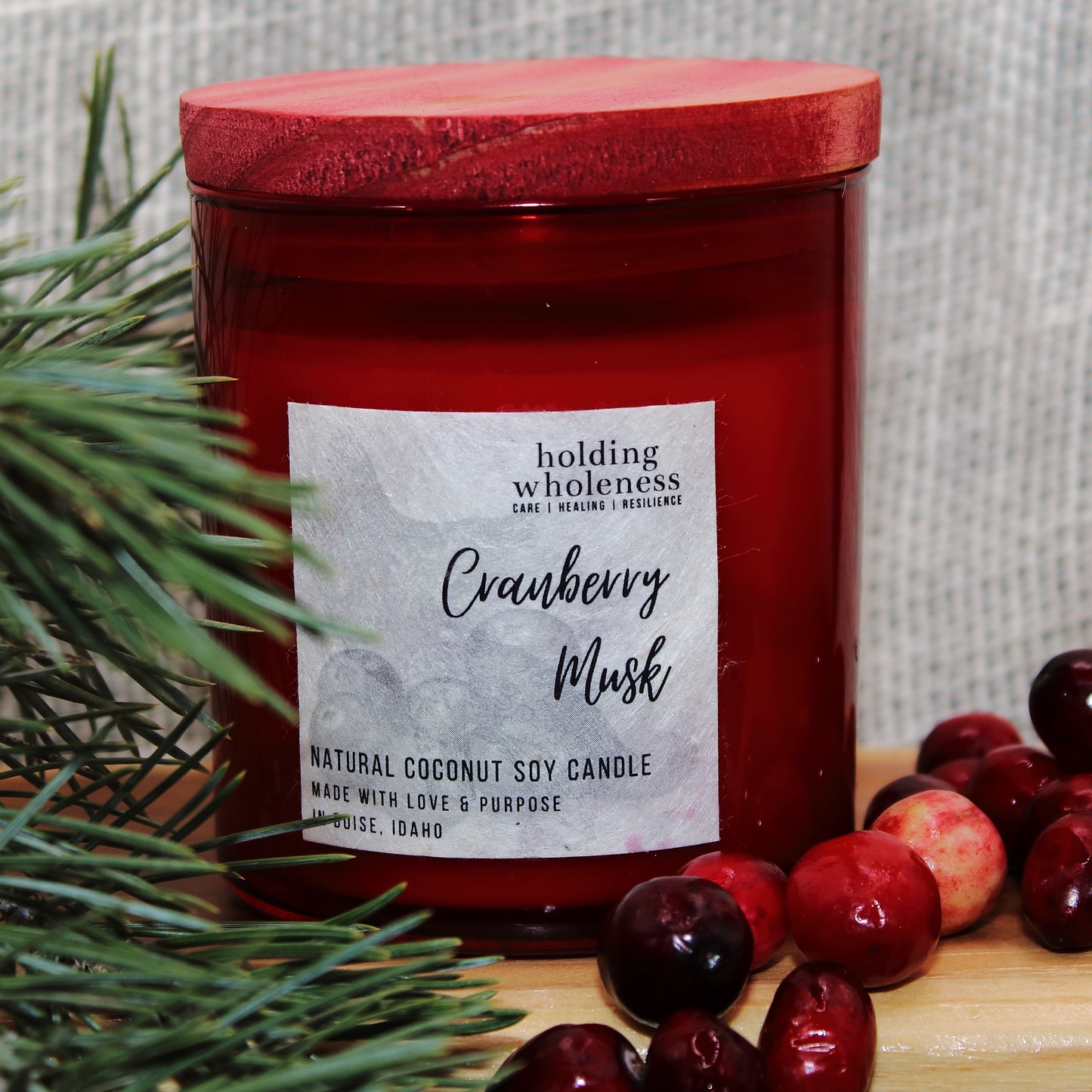 Cranberry Musk Candle